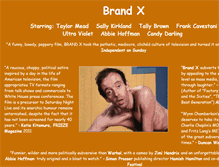 Tablet Screenshot of brandxmovie.com